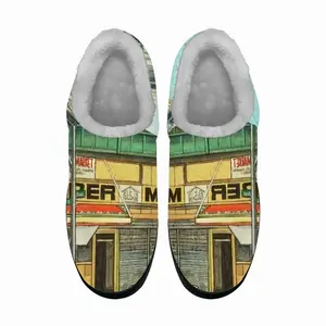 Men Supermarket New York City Cotton Slippers