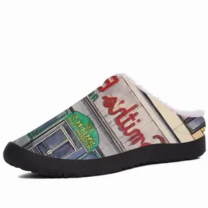 Men Smiths Bar New York City Cotton Slippers