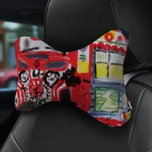 Lisbon Tuk-Tuk Car Neck Pillow