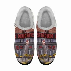 Men Katzs Deli New York City Cotton Slippers