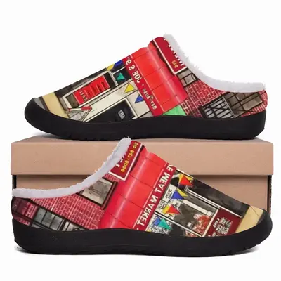 Men Joes Meat Market New York City Cotton Slippers