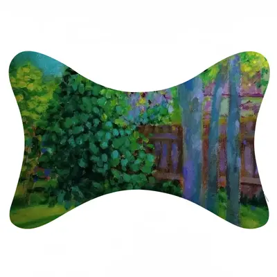 Backyard Fence Car Neck Pillow