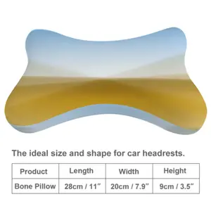 The Road Never Traveled Car Neck Pillow