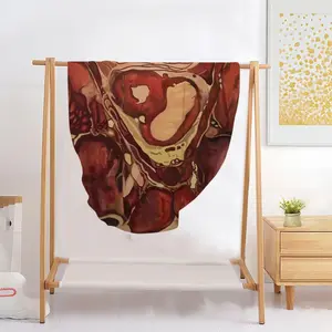 Caro - Of The Flesh Flannel Blanket (Round)