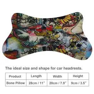 Postcard Car Neck Pillow