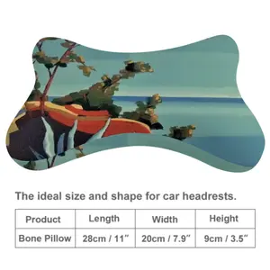 On The French Riviera Near Frejus Car Neck Pillow