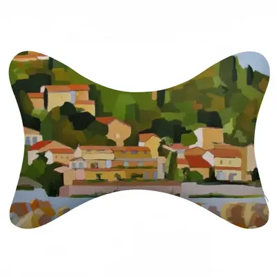 Bather In Sète Car Neck Pillow