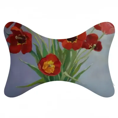 Tulips Car Neck Pillow