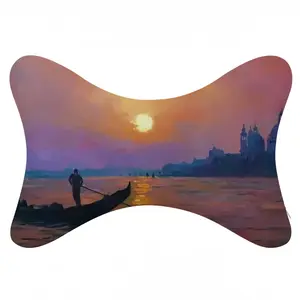 Venetian Sunset Car Neck Pillow