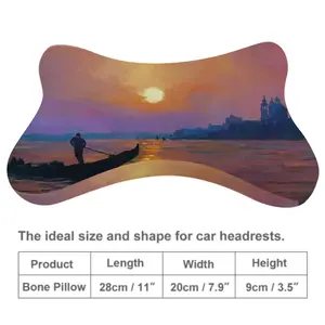 Venetian Sunset Car Neck Pillow