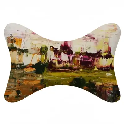 Blooming Cherry Trees Car Neck Pillow