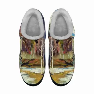 Men Spring Landscape Nature Cotton Slippers