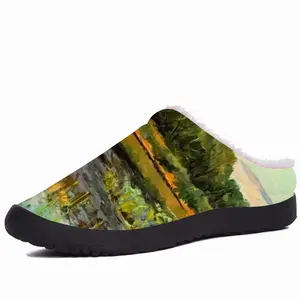 Men Sunset Pond Cotton Slippers