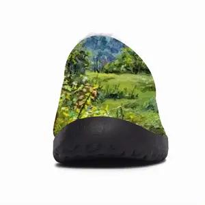 Men Rural Landscape Cotton Slippers