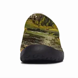 Men Countryside Pond Cotton Slippers