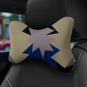 Blue Scarf Car Neck Pillow