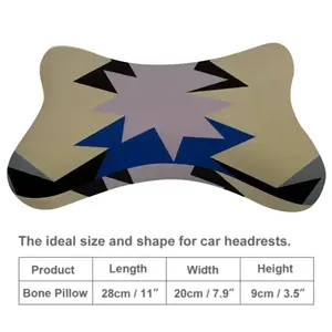 Blue Scarf Car Neck Pillow