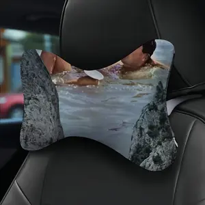 To The Sea Car Neck Pillow