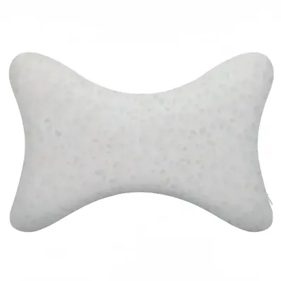 Bloomers White Car Neck Pillow