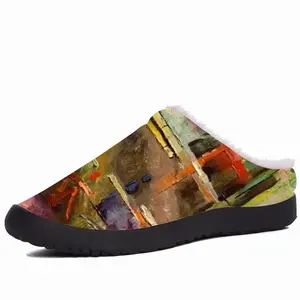 Men Glass Still Life Avant-Garde Cotton Slippers