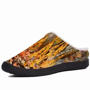 Men Fire Cooking Still Life Impressionism Cotton Slippers