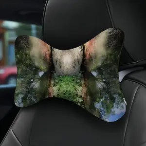 Canada Moose On The Loose Car Neck Pillow