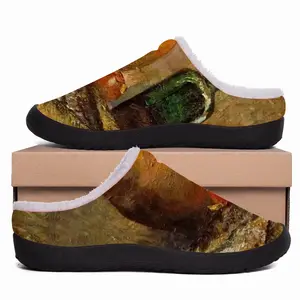 Men Still Life With Fish Impressionism Realism Cotton Slippers