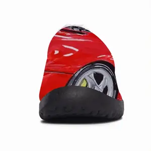 Men Porsche Turbo Red Cotton Slippers