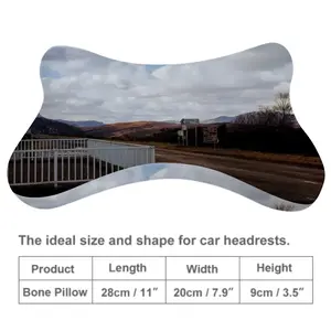 Snowy Highlands Car Neck Pillow