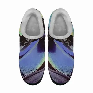 Men Purple Moments Cotton Slippers