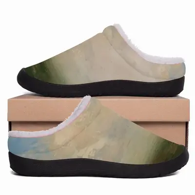 Men Green Landscape No3 Cotton Slippers