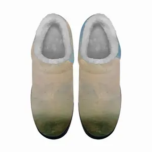 Men Green Landscape No3 Cotton Slippers