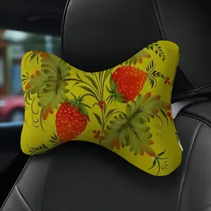 Raspberry Car Neck Pillow