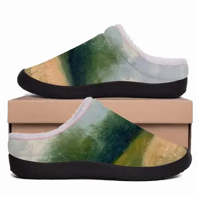 Men Countryside Impressionist Landscape No 2 Cotton Slippers