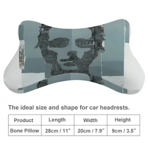 Grunge Car Neck Pillow