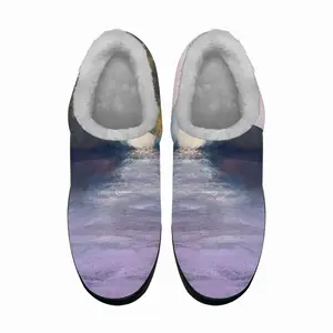 Men Autumn Leaves Cotton Slippers