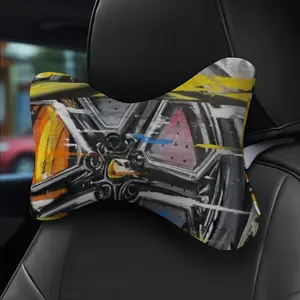 Lamborghini Wheel Crash Car Neck Pillow