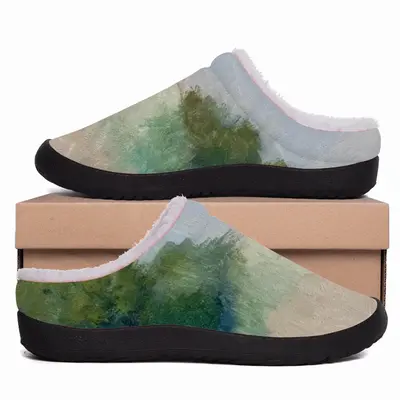 Men Countryside Impressionist Landscape Cotton Slippers