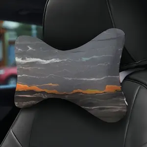 Melting Sun Car Neck Pillow