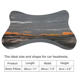 Melting Sun Car Neck Pillow