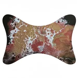 Hydrangea Gold Car Neck Pillow