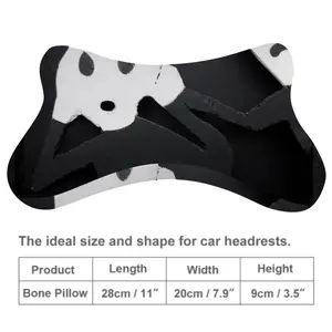 Ghostly Encounter Car Neck Pillow