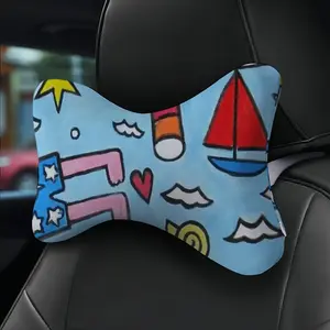 Seaside Car Neck Pillow