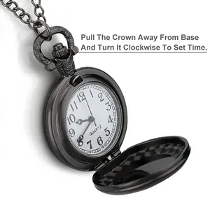 Waves Of Grass Middle Panel Pocket Watch