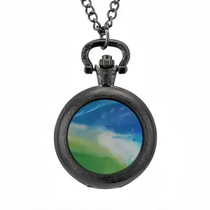 Waves Of Grass Right Panel Pocket Watch