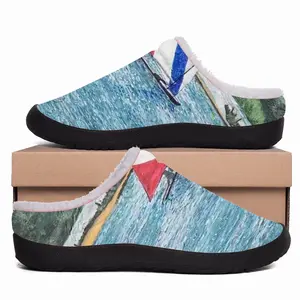 Men Sailboat At Holmes Cotton Slippers