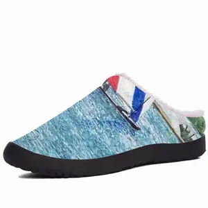 Men Sailboat At Holmes Cotton Slippers