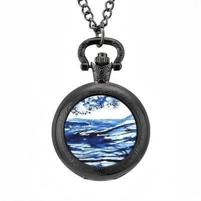 Abstraction Vibration Ii Pocket Watch