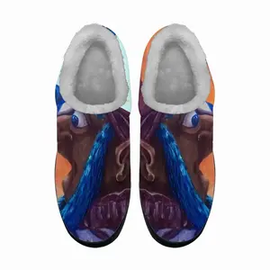 Men Glowing Orb Wizard Cotton Slippers