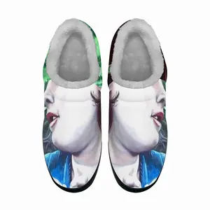 Men Flower Child Cotton Slippers